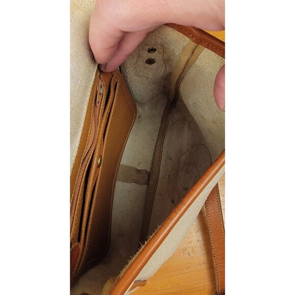 Vintage Dooney & Bourke All-Weather Leather Surrey Crossbody Bag - Picture 12 of 16